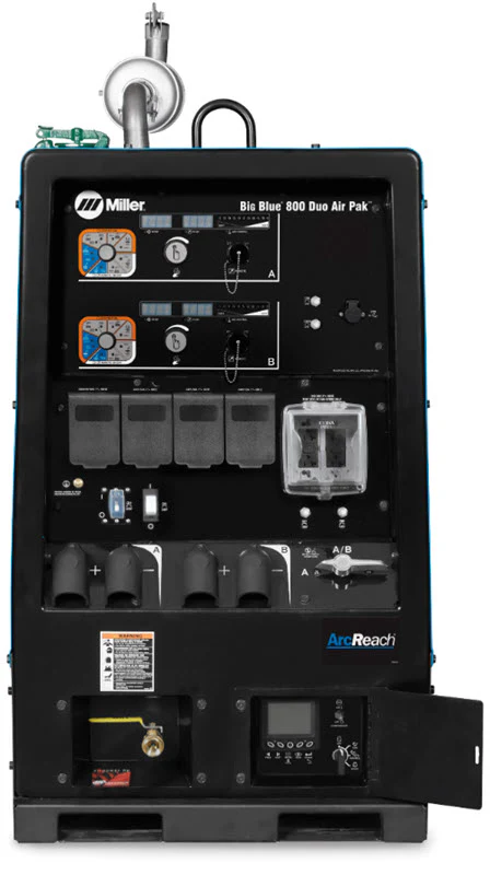 Miller Big Blue 800 Duo Air Pak (Deutz) Diesel Welder w/ArcReach - Image 4