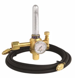 Harris 355-2AR-58010 Medium/Heavy Duty Single Stage Argon Flowgauge Kit 10 ft Hose #4400235