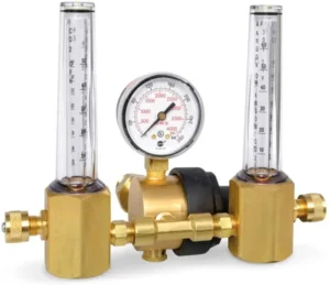 Miller Smith Premium Dual Flowmeter Regulator