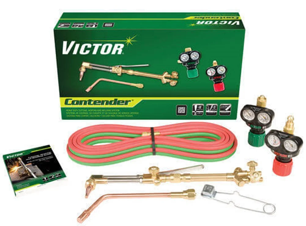 Victor Technologies Contender Heavy Duty Outfit with ESS3 EDGE Regulators